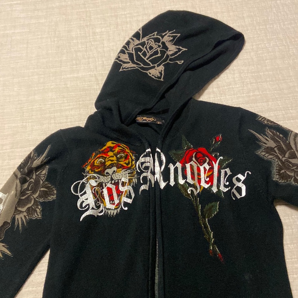 WOMENS -Ed hardy zip up sweater